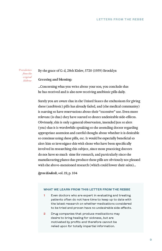 Letter of the Rebbe pg 11